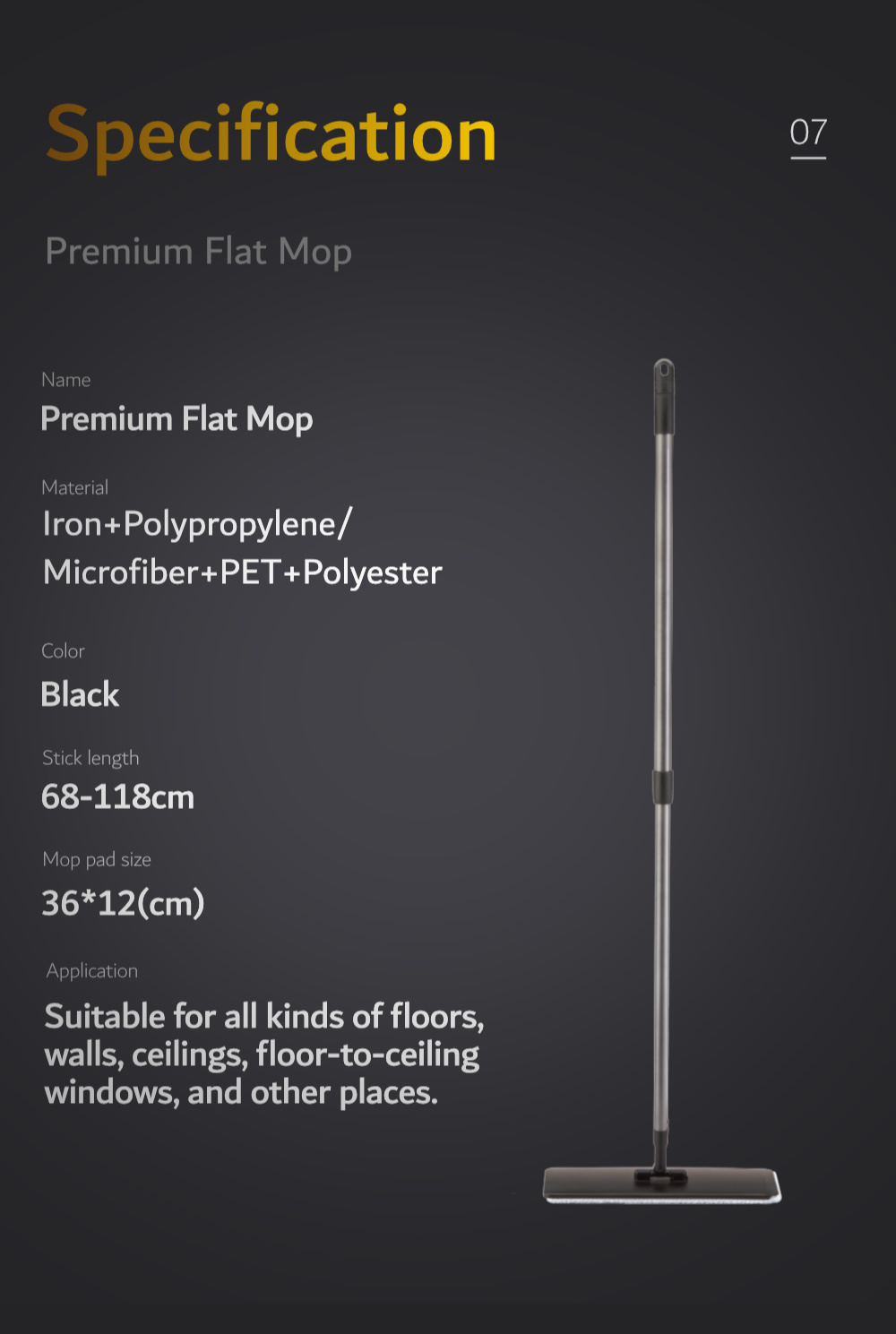 Supamop Premium Super Flat Mop-8